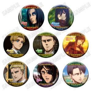 Attack on Titan - The Final Season: Trading Badge Collection (8 Packs Box) [Medicos Entertainment]