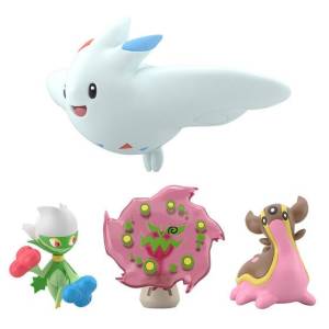 Shokugan: Pokémon Scale World - Sinnoh Region (Rei Team) (4 Packs Box) (Candy Toy) [Bandai]