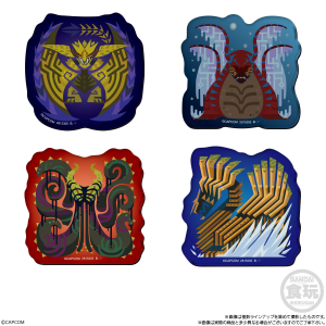 Shokugan: Monster Hunter Wilds - Character Magnets & Gum (14 Packs Box) [Bandai]