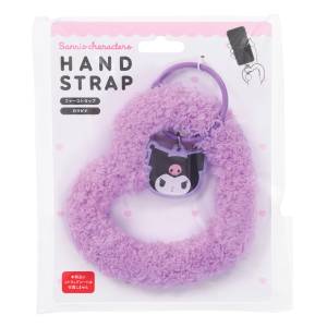 Sanrio Characters: Fur Hand Strap - Kuromi [Suncrest]