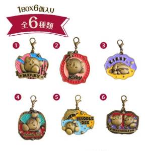 Kirby: Metallic Charm Collection - Retro Ver. (6 Packs Box) [Ensky]
