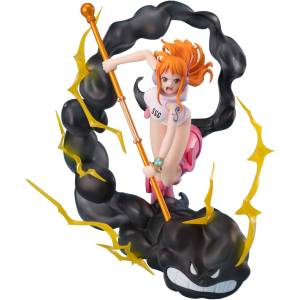 Figuarts Zero Chou Gekisen Extra Battle: One Piece - Nami ＆ Zeus - Lightning Blast Ver. [Bandai Spirits]