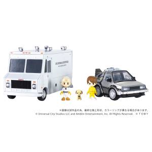 Q Village: QV-04 Back To The Future - Time Machine (Part 1) DX Set [Tomytec]