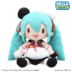 Hatsune Miku: Fuwa Puchi Plush - Hatsune Miku (Panda Bun Ver.) [SEGA Fave]