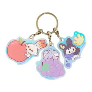 Pokémon PokéPeace: Aurora Acrylic Keychain - Scorbunny, Espurr, Emolga and Milcery [The Pokémon Company]
