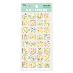Pokémon: WASHI Sticker Set - Pikachu (Frame) [The Pokémon Company]