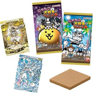 Shokugan: The Battle Cats - Wafers +7 (20 Packs Box) [Bandai]