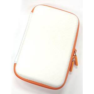 Carbon Style Pouch - White x Orange [3DS - Used / Loose]