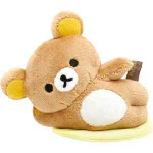 Rilakkuma: Anyways, Lazing Around - Stick-On Plush Toy - Rilakkuma [San-x]