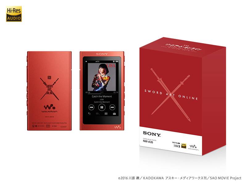 Sony Walkman 16GB NW-A35/SA/R Sword Art Online - Asuna [Brand New