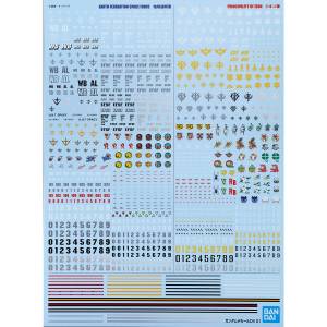 Gundam Decal DX 01: Mobile Suit Gundam - Earth Federation MS / Zeon MS (For 1/144) [Bandai Spirits]