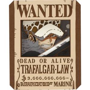 One Piece: Paper Theater - Trafalgar Law (Wanted) [Ensky]