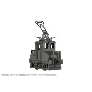 1/80 Paper Kit: Choshi Electric Railway - Deki 3 Type Electric Locomotive (Black) [Plum]