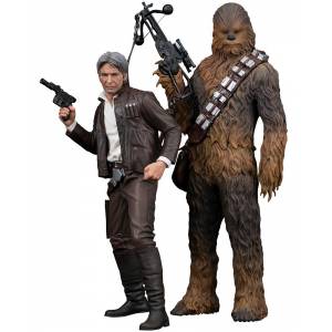 Star Wars: The Force Awakens - Han Solo & Chewbacca set [ARTFX+]