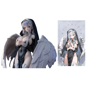 Original Character: Angel Nun Holy Feather - Illustration by Simao 1/6 (Deluxe Ver.) [KAWA DESIGN]