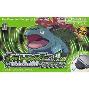 Pocket Monster - Leaf Green + Wireless Adapter [GBA - Used Good Condition]