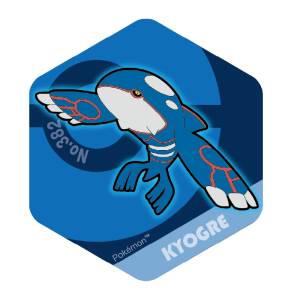 Pokémon: BIG Acrylic Magnet Vol.4 - Kyogre [The Pokémon Company]