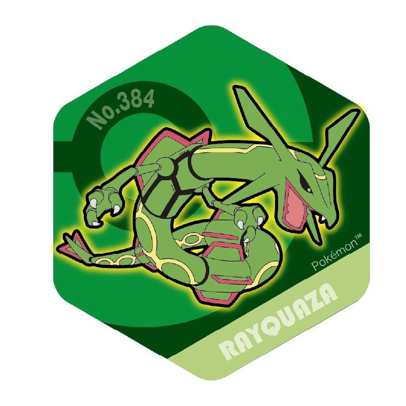 Pokémon: BIG Acrylic Magnet Vol.4 - Rayquaza [The Pokémon Company]