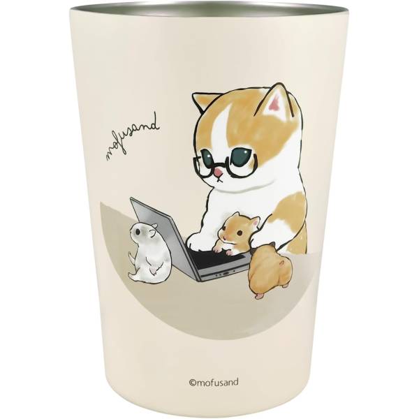 mofusand: Stainless Steel Tumbler (400 ml) - Home Office
