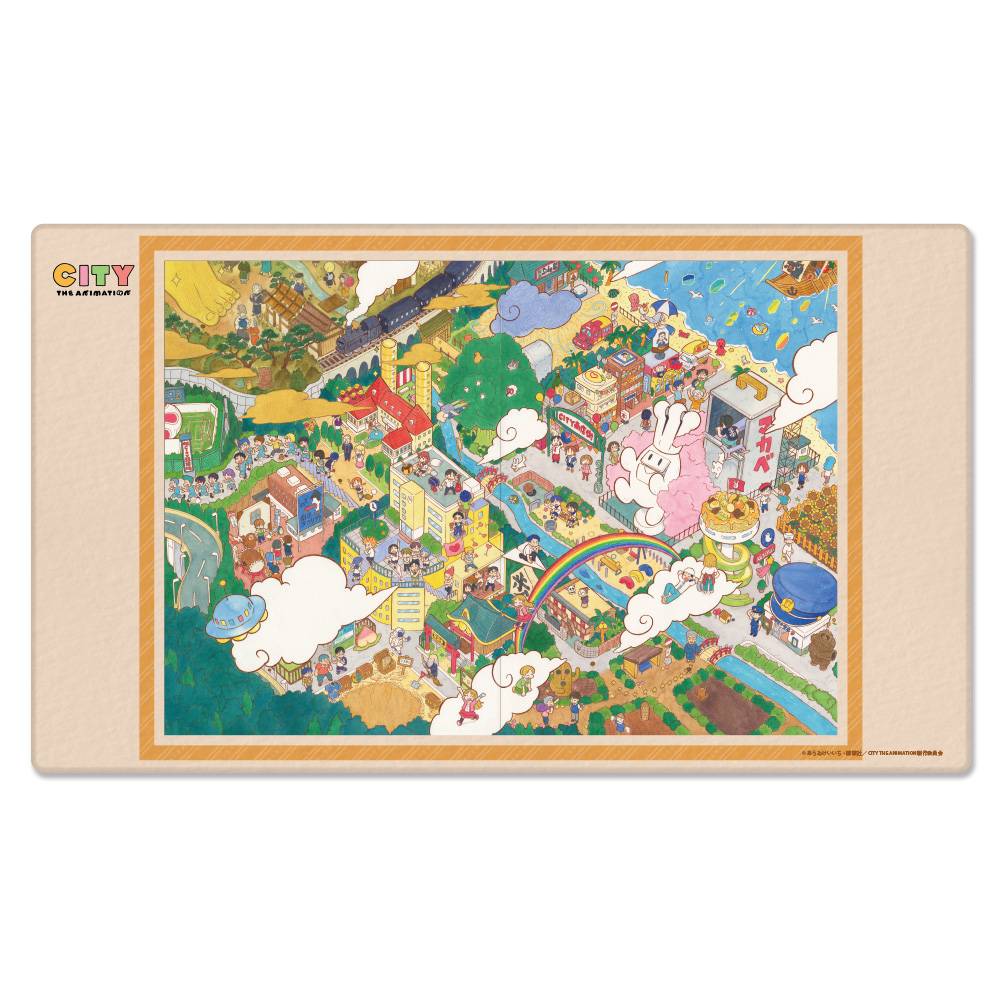 CITY THE ANIMATION: Rubber Desk Mat - B Ver. [Atfes] - Nin-Nin-Game.com