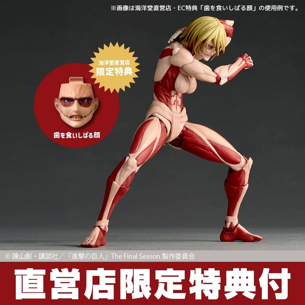 Amazing Yamaguchi / Revoltech: Attack on Titan  Female Titan (Limited + Bonus) (Reissue) [Kaiyodo]