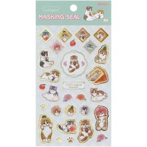 mofusand: Masking Sticker Collection (Teal) [Sun-Star Stationery]