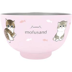 mofusand: Stainless Steel Bowl (450 ml) - Osakijan [Toa]
