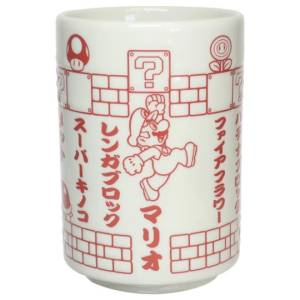 Super Mario: Japanese Yunomi Teacup - Stage [Bandai]