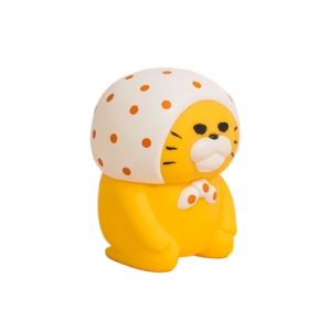 Noraneko Gundan: Piggy Bank Figure - Orange Ver. [Ken Elephant]