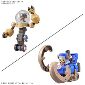 One Piece: Chopper Robo Super No.2 & No.3 - Chopper Heavy Armor / Chopper Horn Dozer (Plastic Model Kit) [Bandai Spirits]