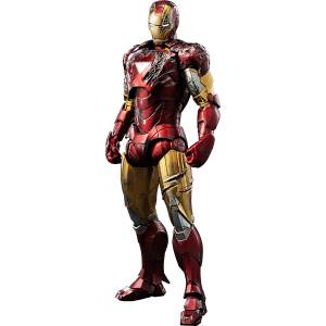 DLX Collectible Figure: Marvel Studios - Iron Man Mark 6 (Battle Damaged Ver.) [threezero]