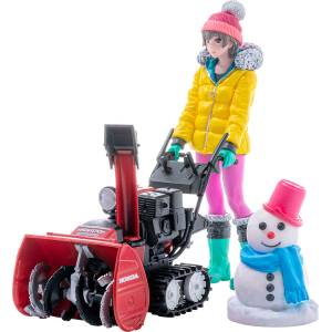 PLAMAX: Minimum Factory - Minori with small Honda Snowblower 1/20 (MF-62) (Plastic Model) [Max Factory]
