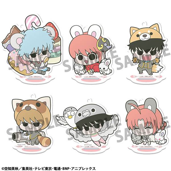 Gintama: Acrylic Stand Collection - Prince Hata's Animal Paradise (6 Packs Box) [Megahouse]