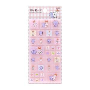Pokémon PokéPeace: Tile Stickers - Espurr & Scorbunny [The Pokémon Company]
