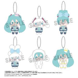 Hatsune Miku x Cinnamoroll: Plush Mascot Collection (6 Packs Box) [Anicraft]