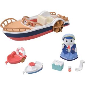 Sylvanian Families: Captain Seal's Exciting Boat Set [Epoch]