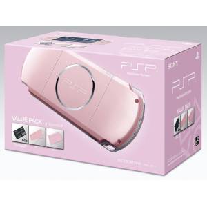 PSP 3000 Blossom Pink Value Pack (PSPJ-30014) [Used Good Condition]