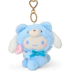 Sanrio Characters: Plush Mascot Keychain - Cinnamoroll (Angel Bear Kigurumi Ver.) [Sanrio]