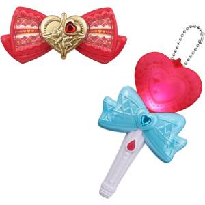 You and Idol Pretty Cure: Kirakira Light & Heart Ribbon Set [Bandai]ol Pretty Cure: Kirakira Light - Cure Zukyun [Bandai]
