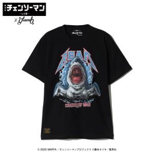 Chainsaw Man Reze Arc x glamb: T-Shirt (M) - Beam (Black Ver.) (Limited Edition) [Bandai]