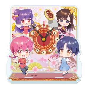 Ranma 1/2: Mini Acrylic Table Clock - Girls Ver. [Seasonal Plants]
