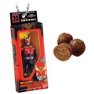 Shokugan: Kamen Rider - Soft Vinyl Mascot & Chocolate Snack (10 Packs Box) [Bandai]