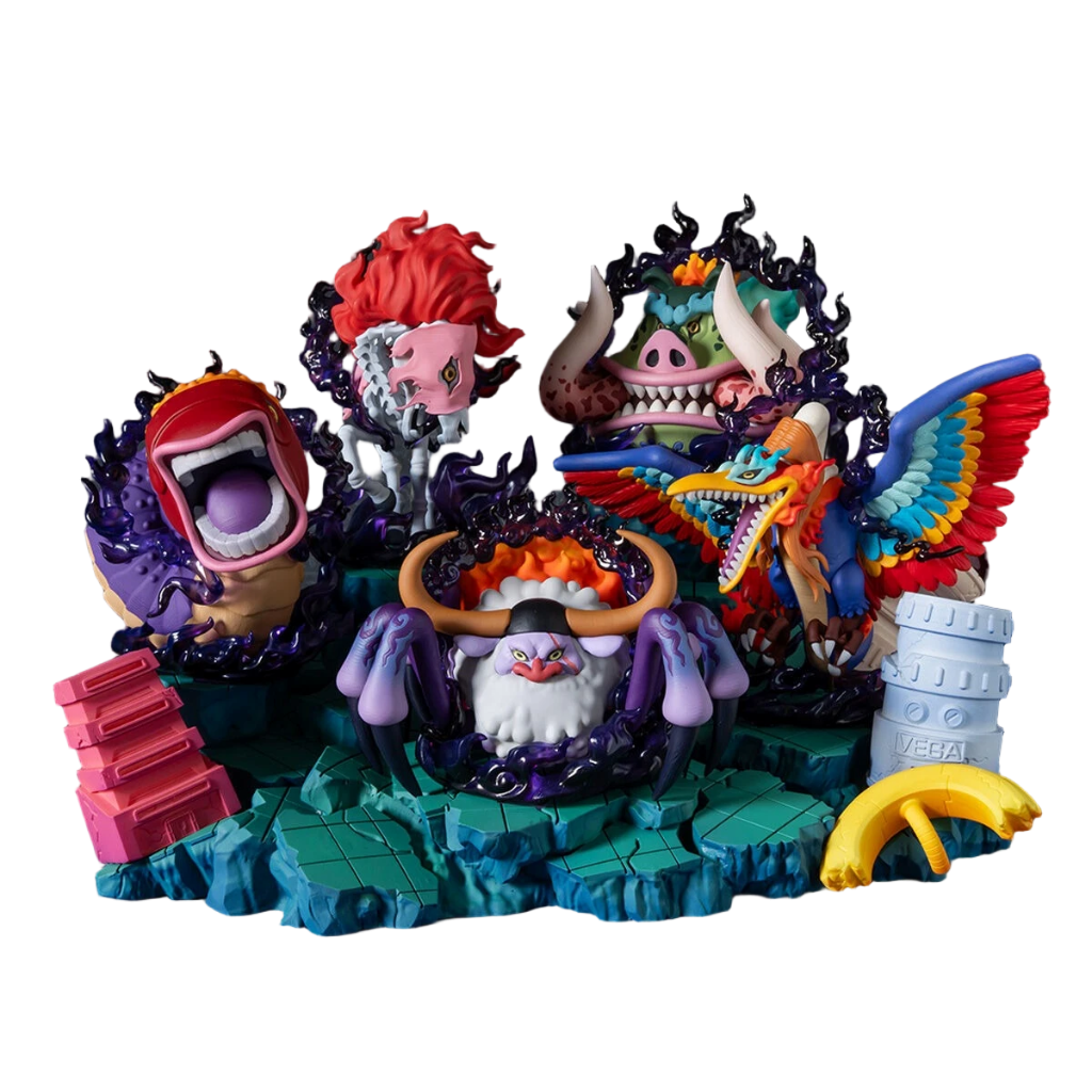 One Piece World Collectible Figure Premium - Monkey D. Luffy vs. the Five Elders