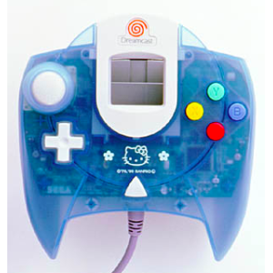 Dreamcast Controller - Hello Kitty Skeleton Blue [DC - occasion / loose]