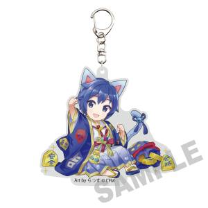 Hatsune Miku x Maneki Neko: Die-Cut Acrylic Keychain - KAITO [Kadokawa]