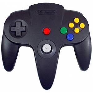 Controller N64 Black & Grey (officiel Nintendo) [N64 - Occasion / Loose]