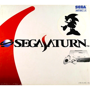 Sega Saturn White Sonic Version (HST-0019) [Used Good Condition]