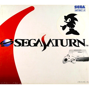 Sega Saturn White Sonic Version (HST-0019) [Used Good Condition]