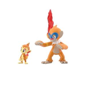 Pokémon Scale World: Sinnoh Region - Chimchar & Monferno (Set of 2) [Bandai Premium]