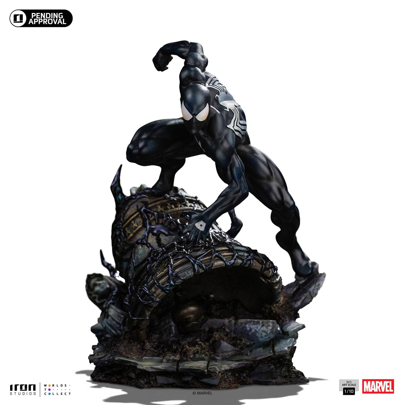 Battle Diorama: MARVEL - Spider-Man (Black Costume Comic Ver.) 1/10 ...